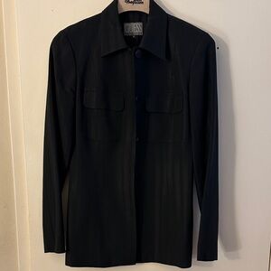 GUESS Elegant Black Button-Up jacket